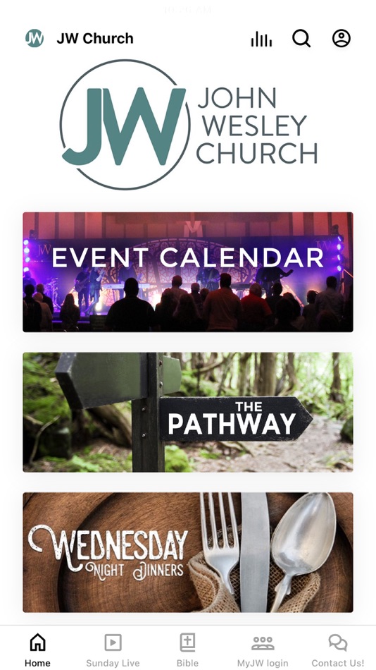 #1. JW Church (iOS) Podle: John Wesley United Methodist Church