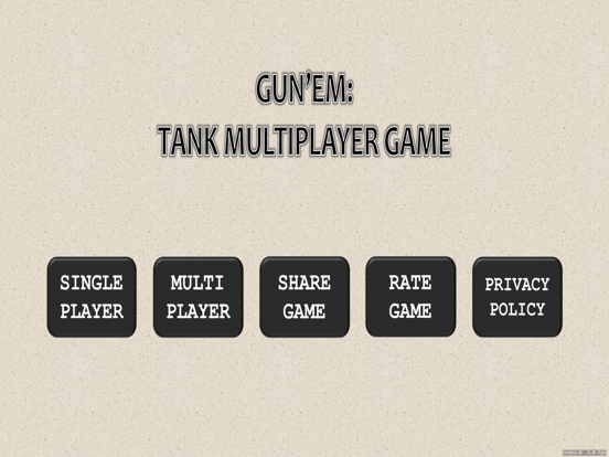 Screenshot #4 pour Gun'em: Tank Multiplayer Game