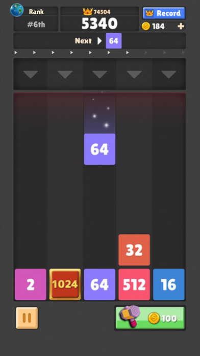 screenshot of Drop The Number : Merge Puzzle 3