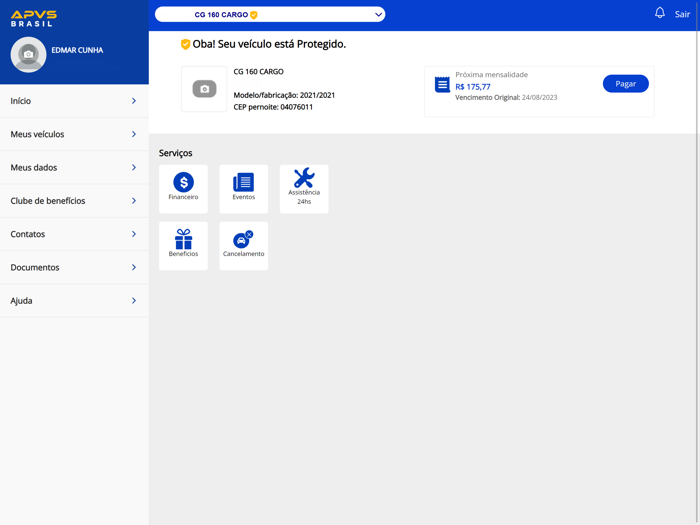 APVS Brasil Área do Associado