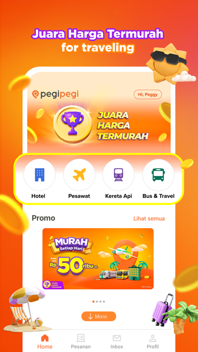 Pegipegi - Pesawat, Hotel, Bus Screenshot