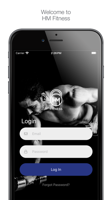 HM Fitness App Screenshot