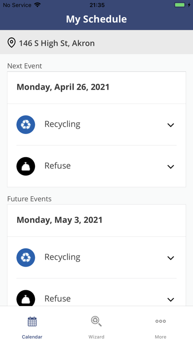 Akron Recycles Screenshot