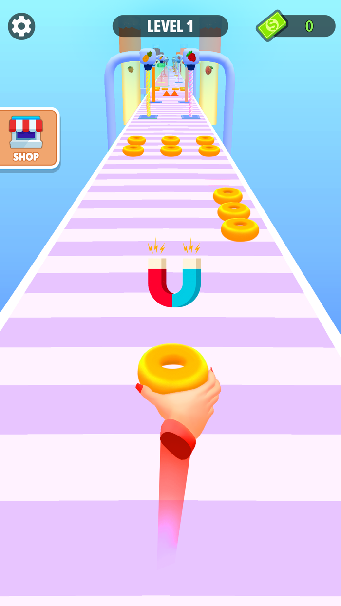 Donut Stack Run Donut Games