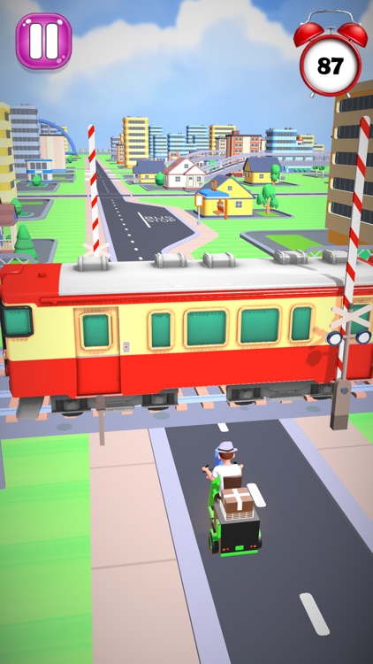 Pizza Delivery Boy Moto Rush