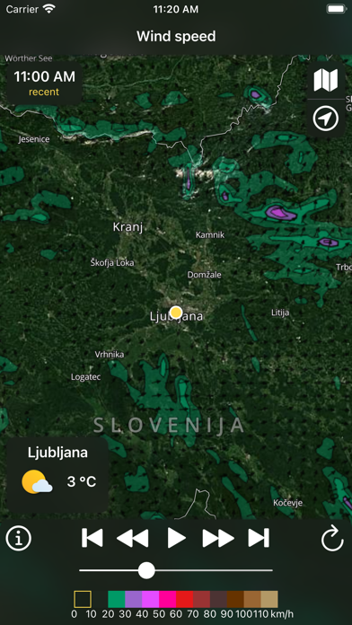Vremenar: Weather & Rain Radar Screenshot