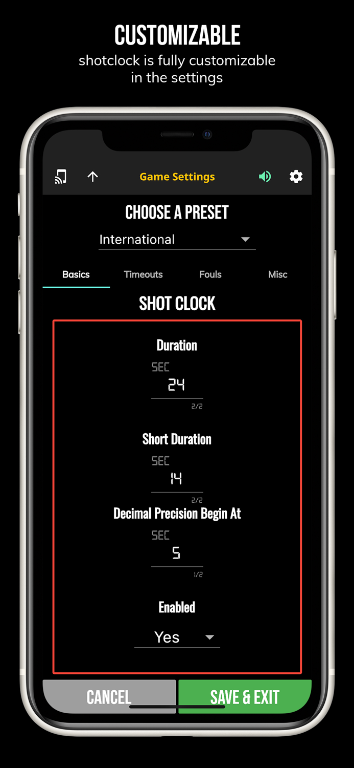 BT Basketball Shotclock