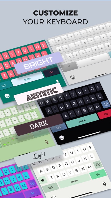 Fonts, Emoji & Keyboard Styles Screenshot