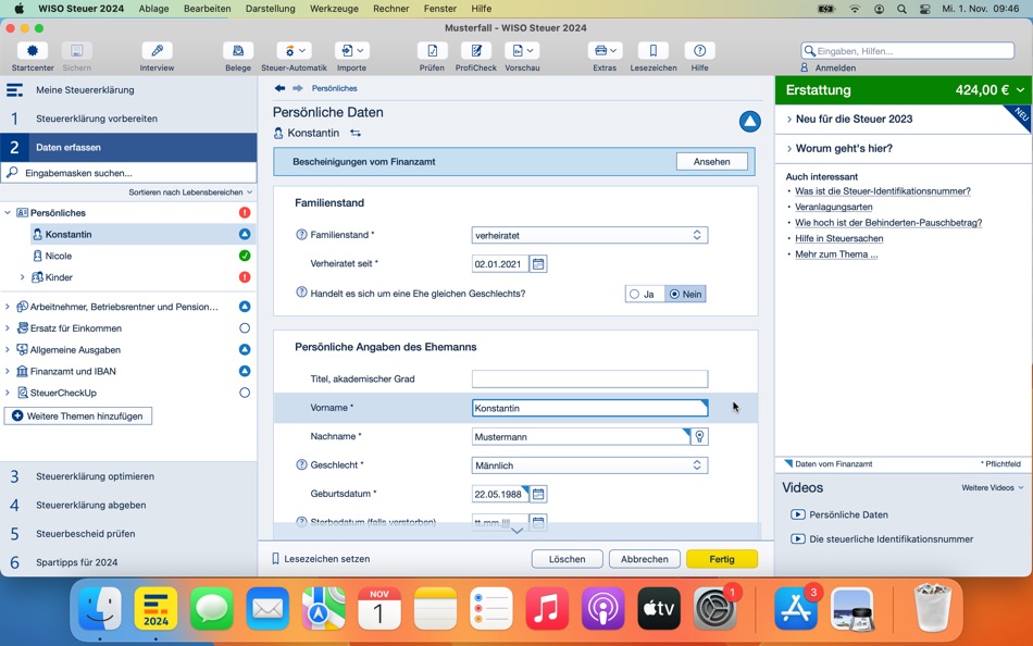 #4. WISO Steuer 2024 (macOS) بواسطة: Buhl Data Service GmbH