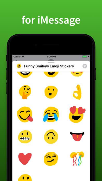 Drawn emoji Stickers for text Screenshot