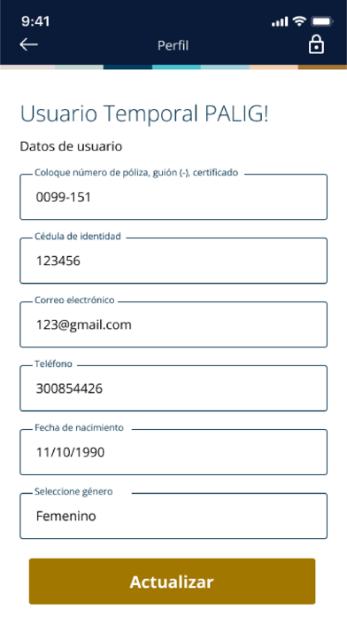 PALIG Telemedicina Screenshot