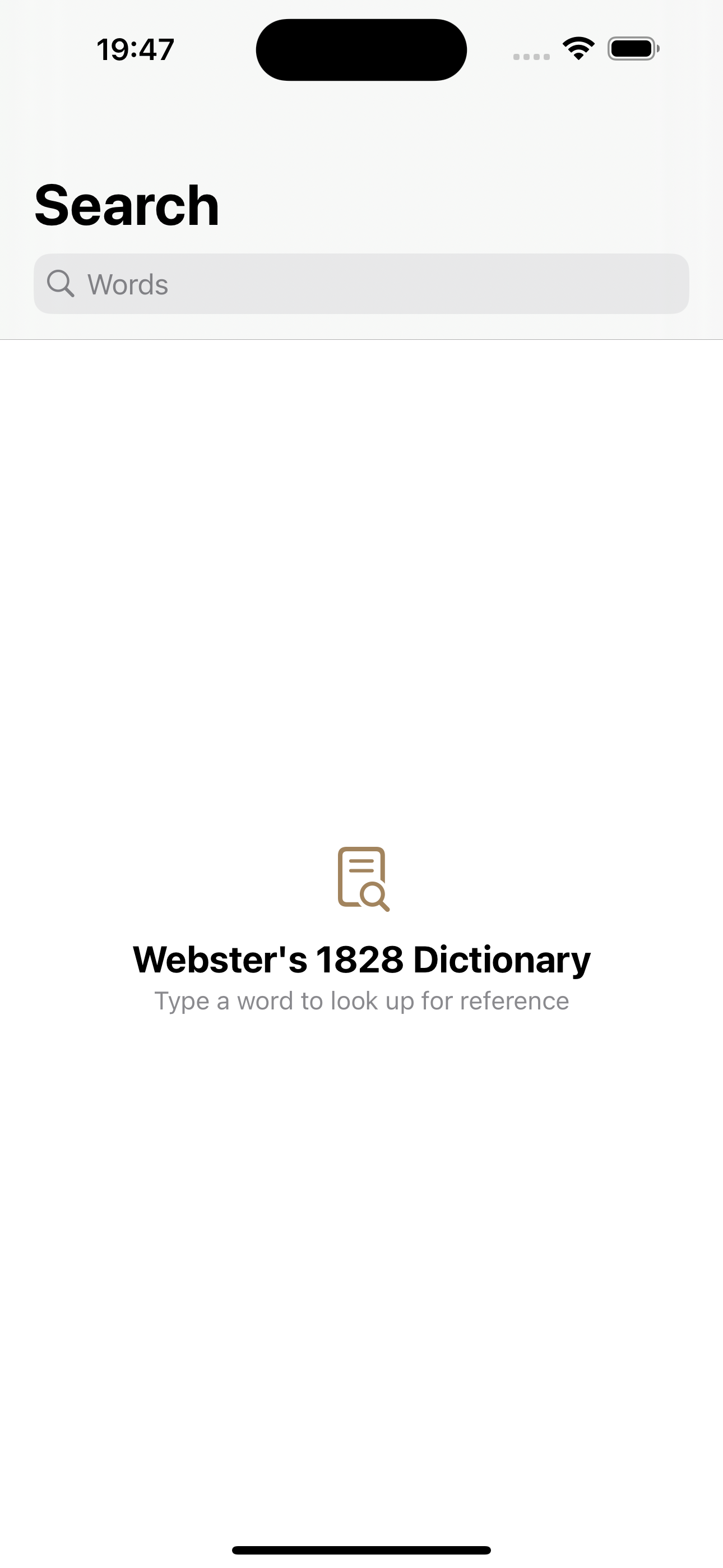 Webster's 1828 Dictionary