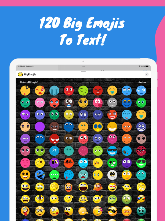 Screenshot #4 pour Grands émojis