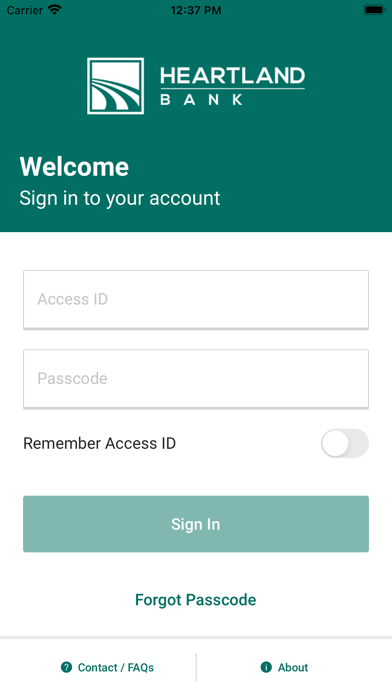 Heartland Bank Iowa Mobile Screenshot