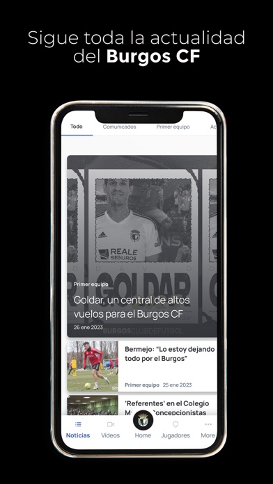 Burgos CF - App Oficial Screenshot
