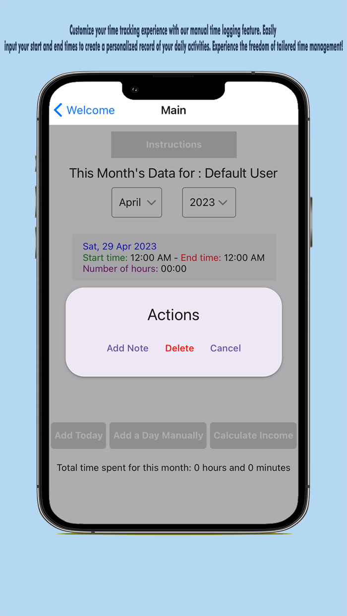 Trackr - Track your hours