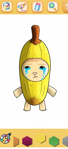 Game screenshot Banana Cat Coloring Book mod apk