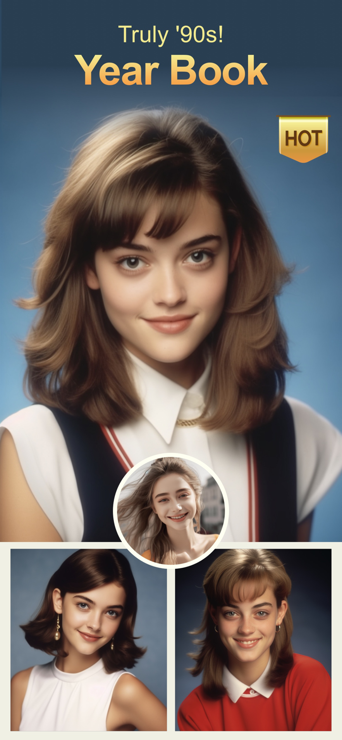 90s Yearbook Filter New AI Art