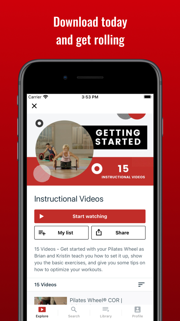 Pilates Wheel Digital