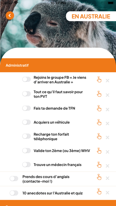 Départ Australie Screenshot