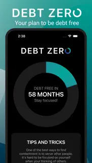 debt zero iphone screenshot 1