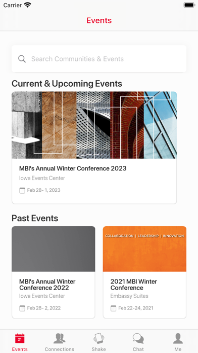 MBI Events screenshot 2