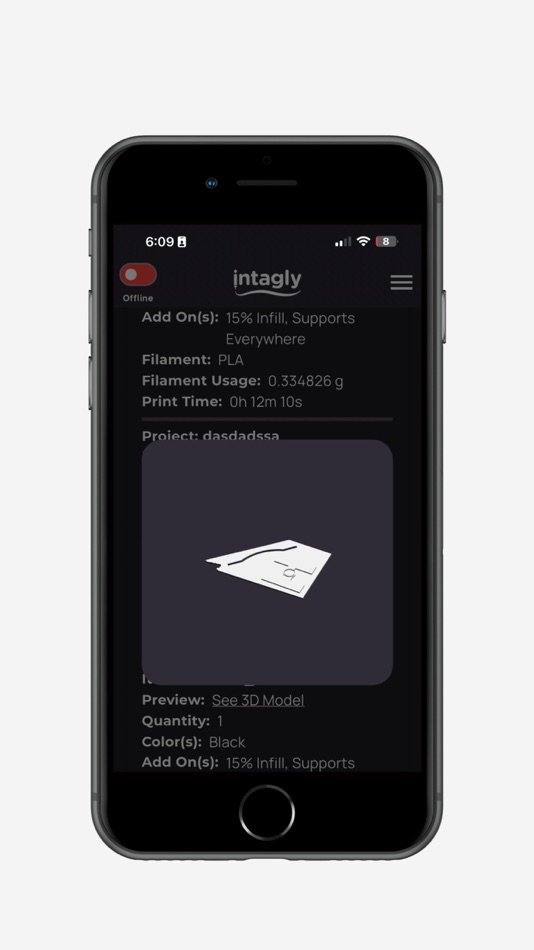 #4. Intagly - 3D Printing (iOS) بواسطة: Intagly Co