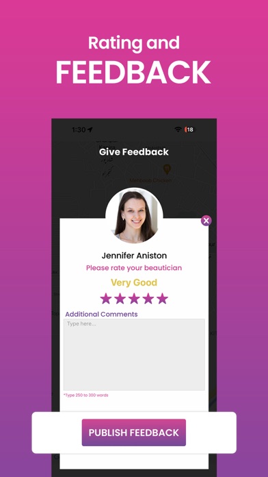 BeautyRyder Beautician Screenshot