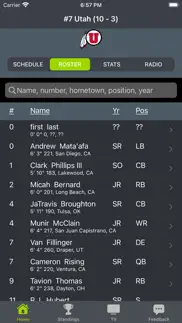 utah football schedules iphone screenshot 2
