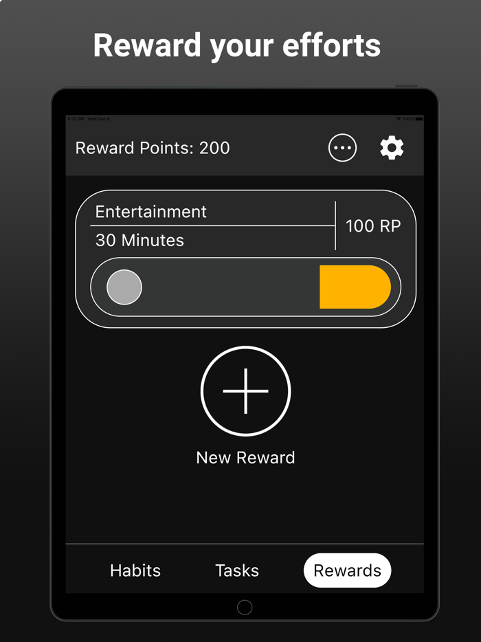 Habits - Reward Efforts