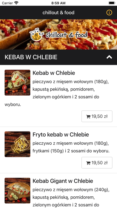 chillout & food Screenshot
