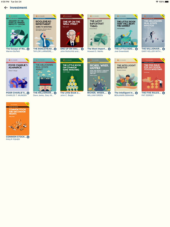 GIGL AudioBook Summaries