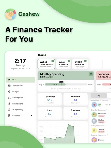 Cashew—Expense Budget Trackerのおすすめ画像1