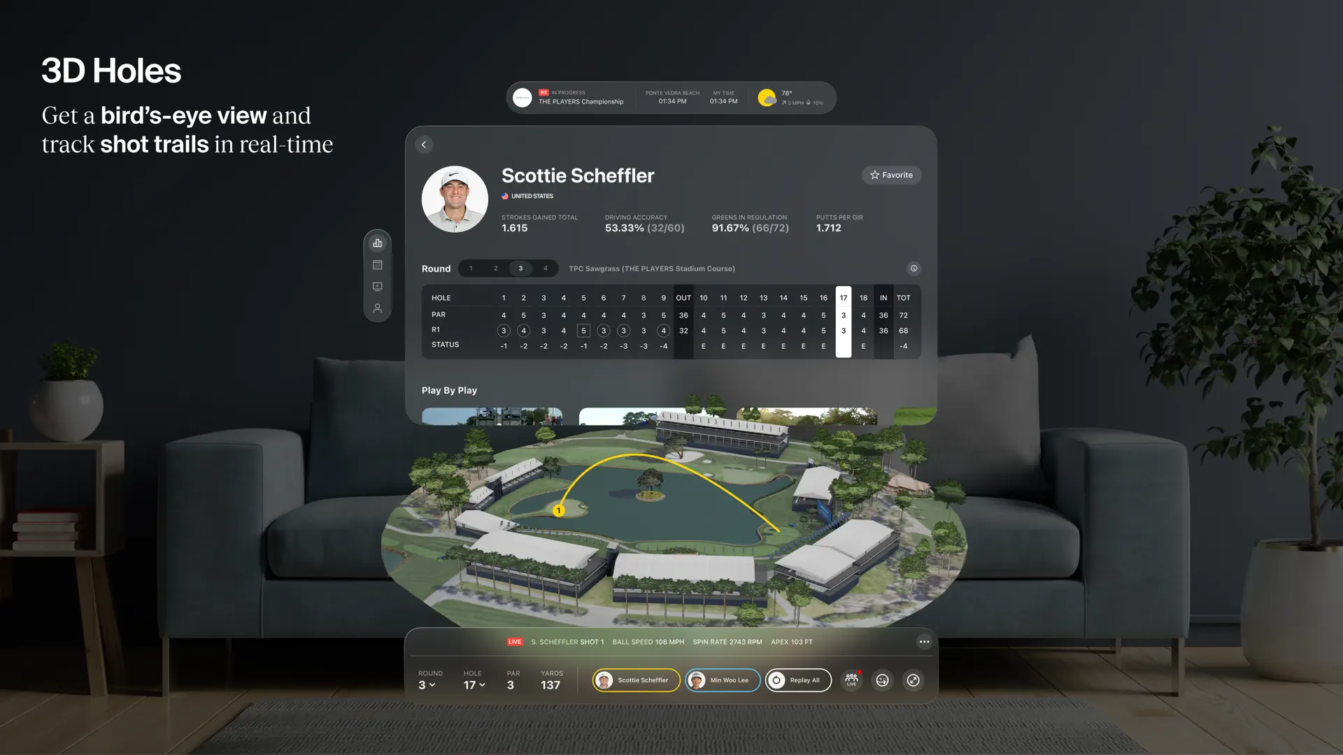 PGA TOUR Vision screenshot 1