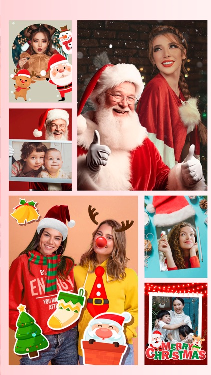 Santa app. Christmas photo