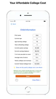 college savings plan iphone screenshot 2