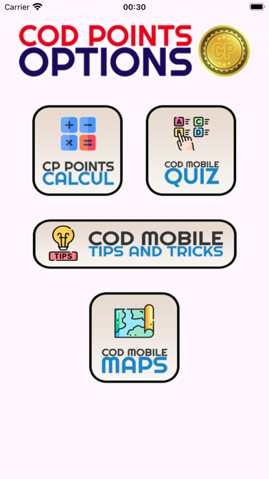 COD Points Options: COD Mobile Screenshot