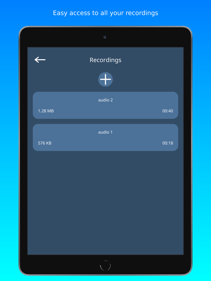 WaveRec Voice Memo Recorder