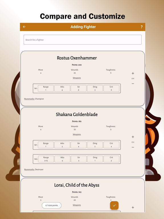 Warcrying iPad screenshot 4 - Entertainment app