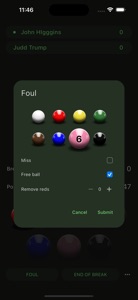 Snooker: Scoreboard screenshot #3 for iPhone