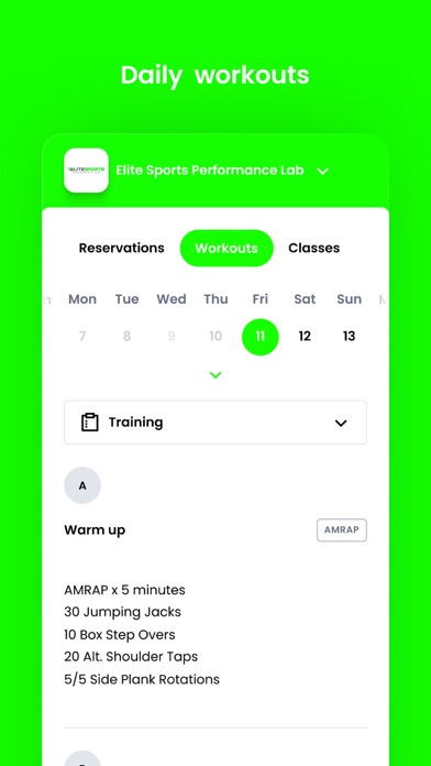 Elite Sports Performance Lab Screenshot