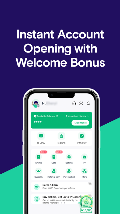 OPay-We are beyond Banking Screenshot