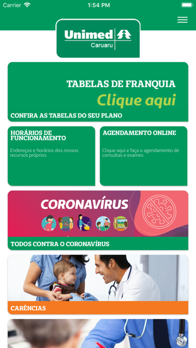 Unimed Caruaru Cliente Screenshot