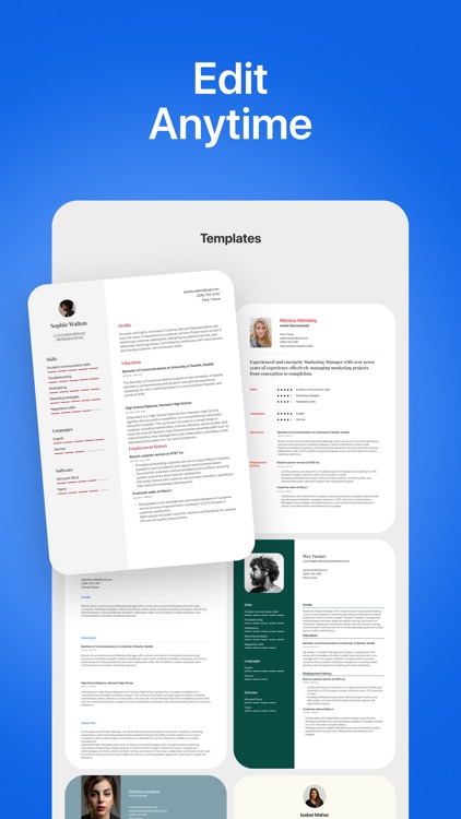 Resume, CV, Cover Letter Maker screenshot-3