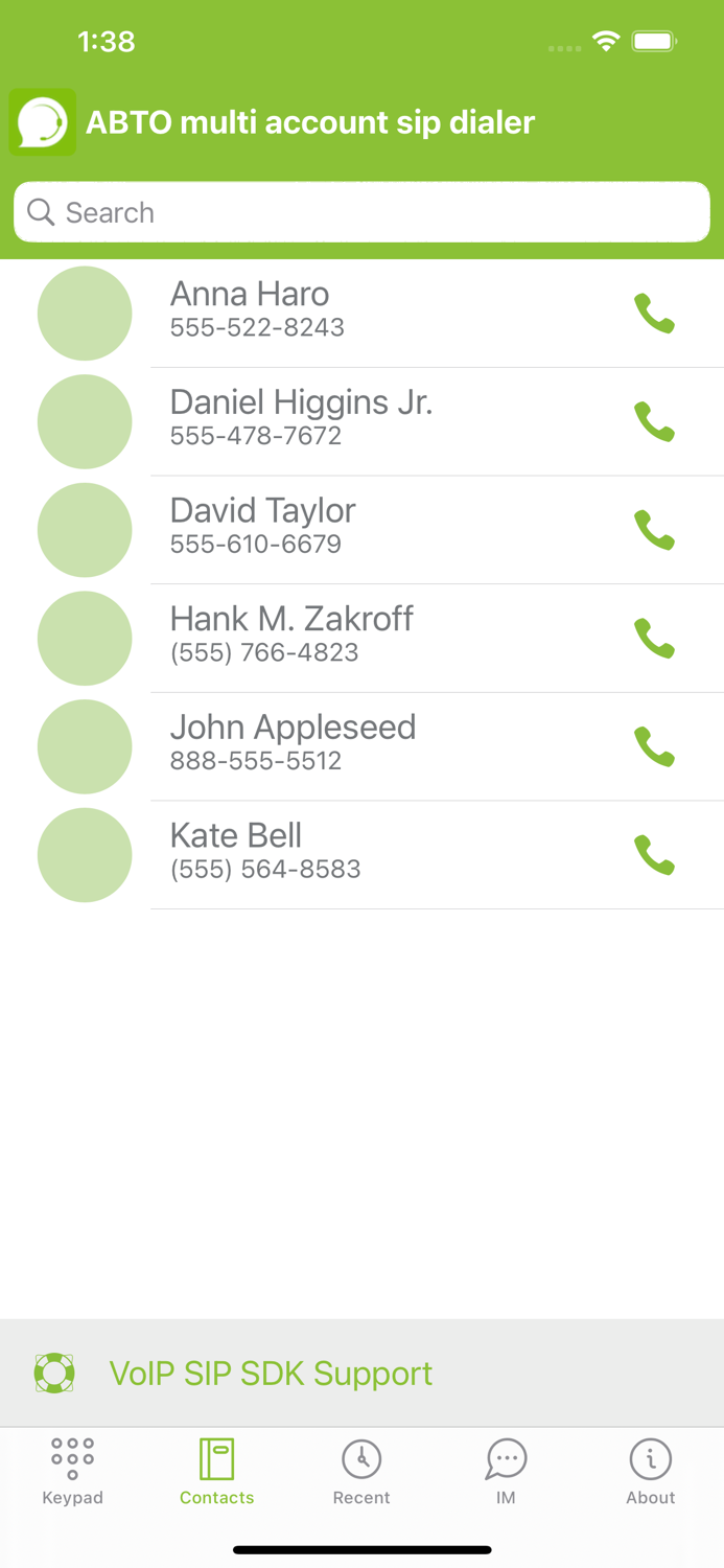 Abto multi account sip dialer