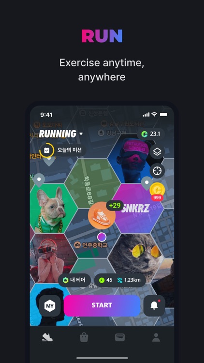 SNKRZ - A fitness rewards app