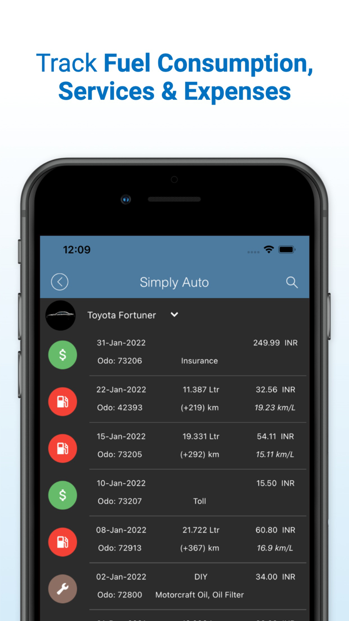 Simply Auto Mileage Tracker