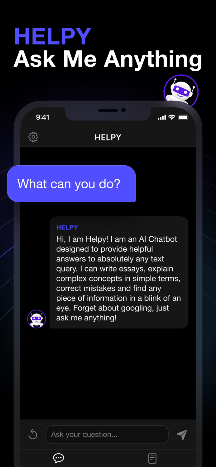HELPY AI ChatBot Assistant
