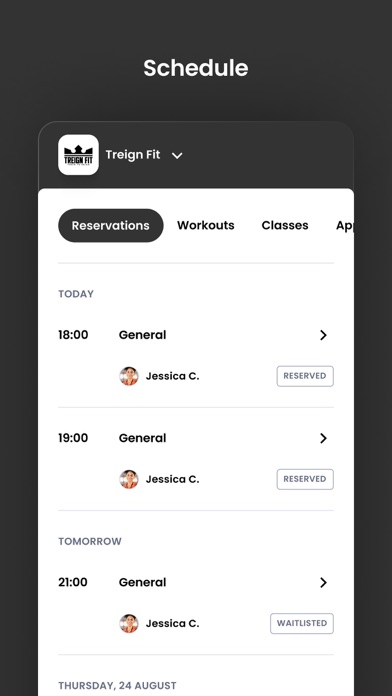 Treign Fit Screenshot
