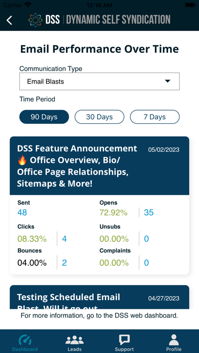 DSS - Dynamic Self Syndication Screenshot